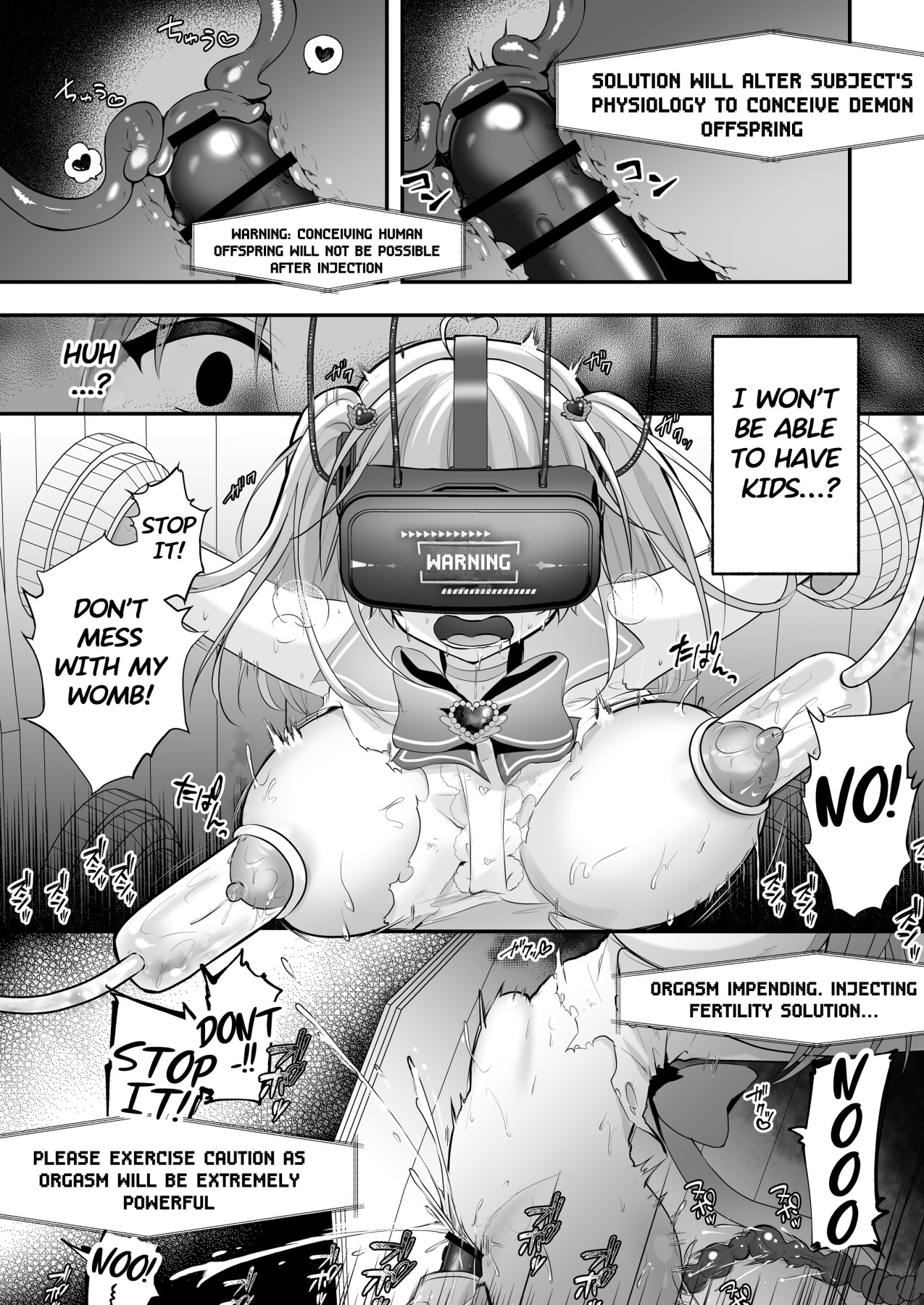 Hentai Manga Comic-Magical Girl Evil Corruption Training Lab -Machine Rape Training Edition--Read-25
